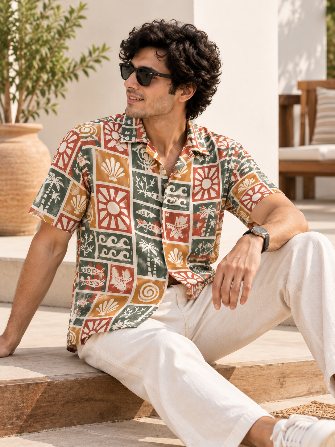 Comfort Fit Cotton Shirt for Men