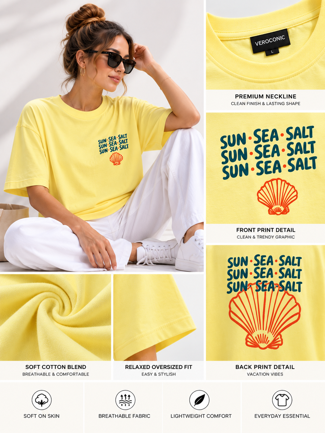 Women Printed Relaxed fit Cotton T-Shirt