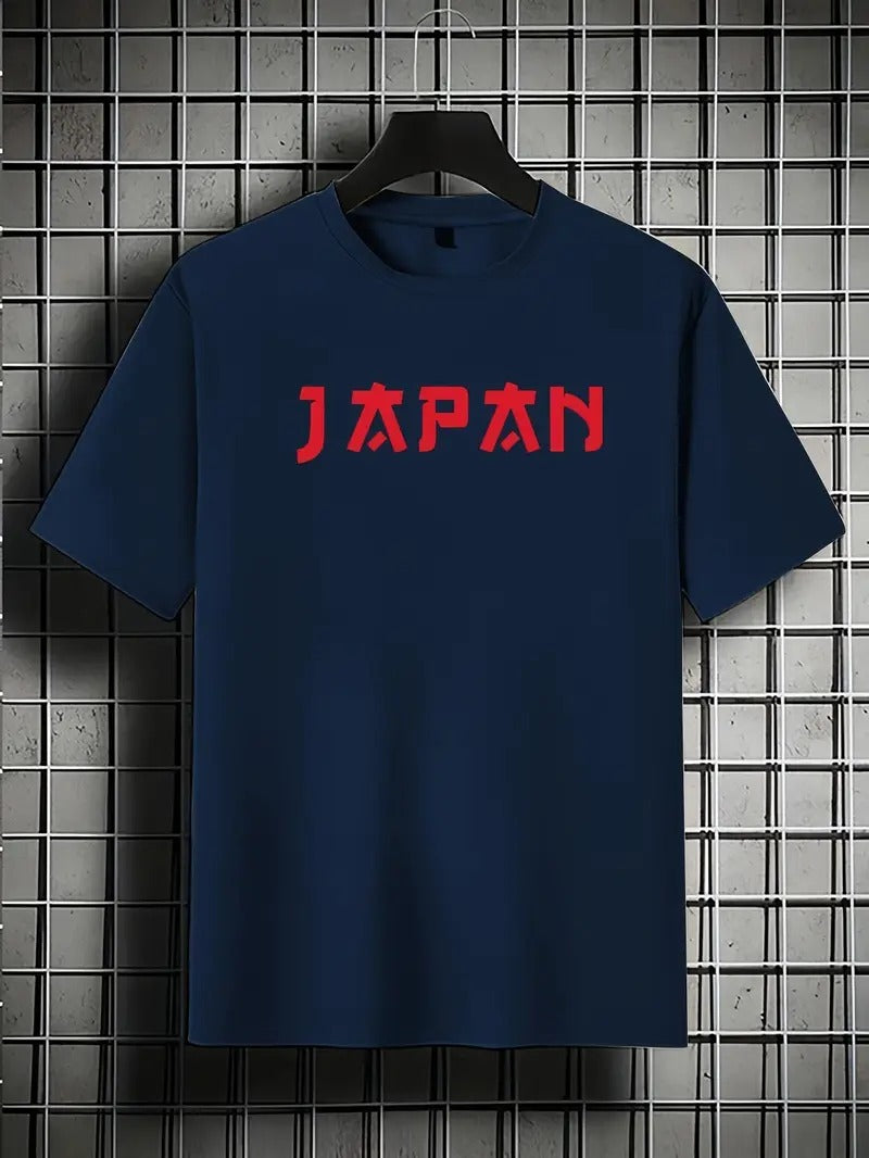 Cool Back Graphic Loose-Fitting Navy Blue Oversized Printed T-Shirt for Men & Unisex