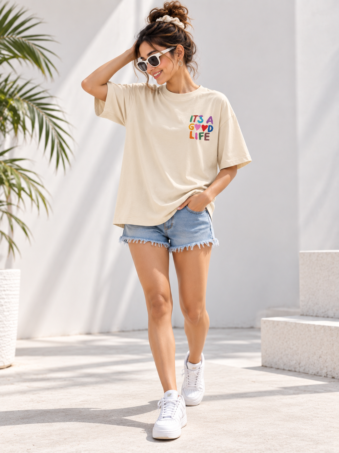 Women Printed Relaxed fit Cotton T-Shirt