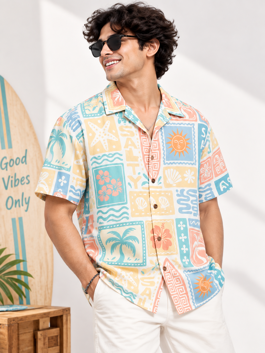 Comfort Fit Cotton Shirt for Men