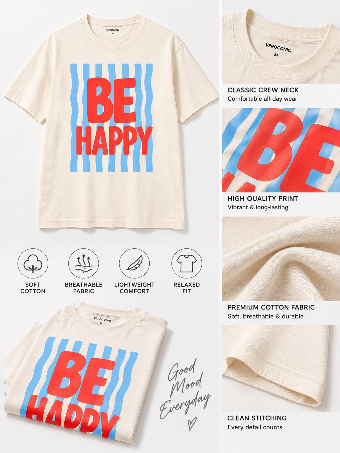 Women Printed Relaxed fit Cotton T-Shirt