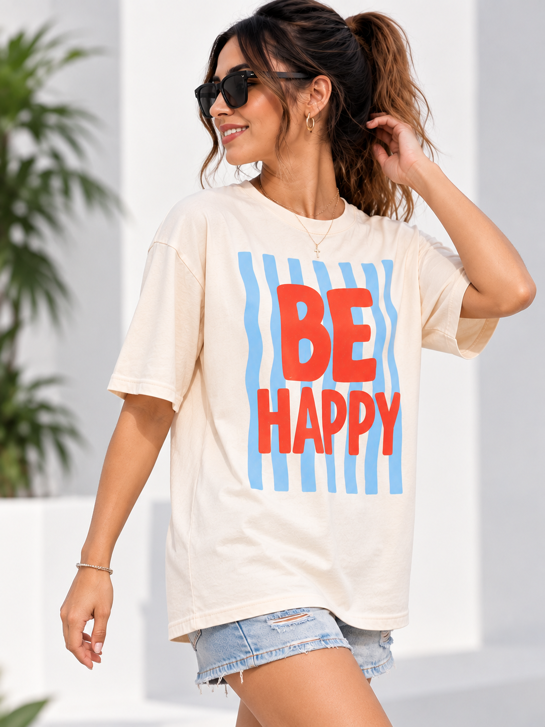 Women Printed Relaxed fit Cotton T-Shirt
