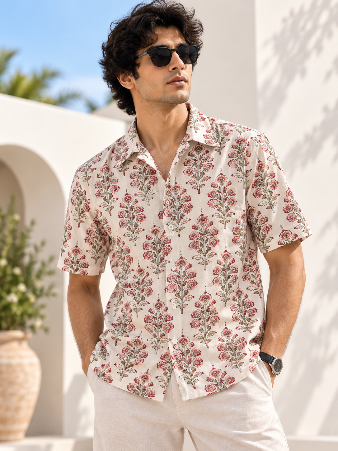 Comfort Fit Cotton Shirt for Men