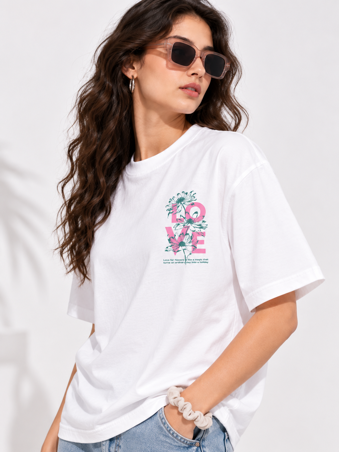 Women Back Printed Relaxed fit Cotton T-Shirt