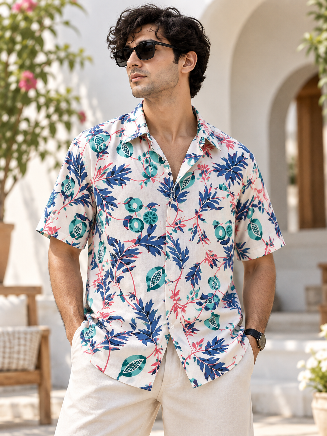 Comfort Fit Cotton Shirt for Men