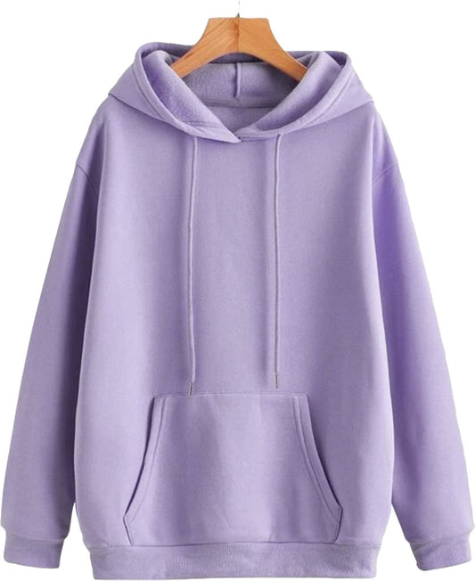 Plain Lavender Women's Sweatshirt Hoodie,  Sweatshirt Hoodie for Men, Unisex Sweatshirt Hoodie